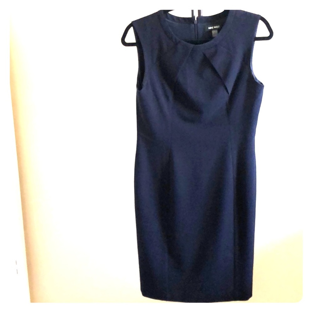 Navy suit/midi dress